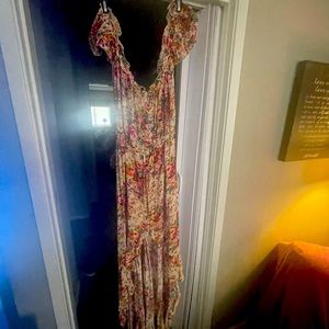 Off shoulder floral dress